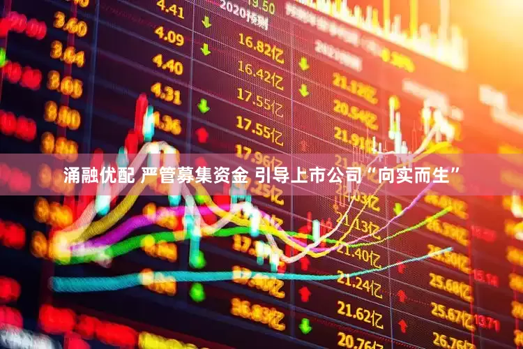 涌融优配 严管募集资金 引导上市公司“向实而生”